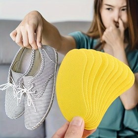 Resim 10/12/22/38 adet Ayakkabı Deodorant Etiketleri-Sneaker ve Özel Deodorant Tabanlık Etiketleri Günlük Ayakkabılar için-Tırnak Tuzunu Emici ve Deodorant, Aromatik ve Nefes Alabilen, Ayak Hijyen Çözümleri Tüm Ayakkabı Türleri Spor Ayak, Antibakteriyel ter geçirmez 