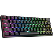 Resim Rampage Kb-rx63 B-atom Bluetooth Rgb Aydınlatmalı Backlight Blue Switch Mekanik Mini Gaming Oyuncu Klavyesi Rampage