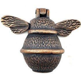 Resim Büro Ev Dekoru İçin 12x15cm Mini Retro Pirinç Arı Kapı Tokmağı 