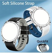 Resim Gaojunshop01 Garmin Quickfit 22mm Siyah Kırmızı Nefes Alabilir Bileklik 