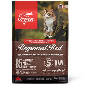 Resim Orijen Regional Red Tahılsız Kırmızı Etli Kedi Maması 5,4 Kg 