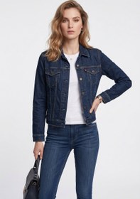 Resim Levi's Erkek Denim Ceket: Klasik, Regular Fit, Uzun Kol, Günlük Kullanım - İndigo / M 