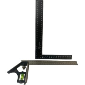 Resim Bilsa Alüminyüm Üçgen Gönye & L Gönye&terazi Gönye Bilsa 