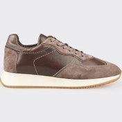 Resim Elle Vizon Deri Kadın Spor Ayakkabı 