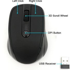 Resim Platoon ES-320 Wireless Kablosuz Mouse 2.4g 
