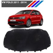 Resim VW Polo Motor Kaput İzolasyon Keçesi - Klipsli 2011 - 2015 