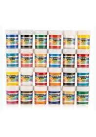 Resim Fabric Paint Textil Kumaş Boyası 25ml 24lü Pakette 