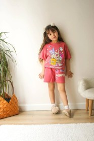 Resim Kız Çocuk Mürdüm My Melody Kuromi Takım 