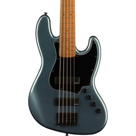 Resim Squier Contemporary Active Jazz Bass HH V 5 Telli Bas Gitar - Gunmetal Metallic / Roasted Maple 