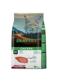 Resim Bravery Tahılsız Kısırlaştırılmış Tavuklu Yetişkin Kedi Maması 7 KG 