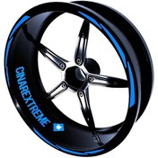 Resim Çınar Extreme 3 Parça Tasarımlı Jant Şeridi Sticker Reflektif, Floresan, Özel Renkler Çınar Extreme 