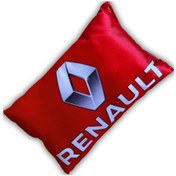 Resim Renault Uyumlu Dijital Baskılı Kırmızı Seyahat Boyun Yastık 