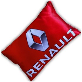 Resim Renault Uyumlu Dijital Baskılı Kırmızı Seyahat Boyun Yastık 