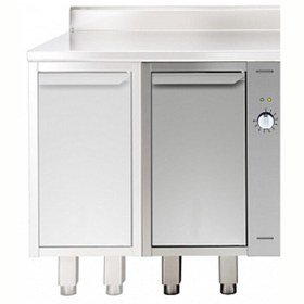 Resim Electrolux Professional Sıcaklık Dolabı Alt Ünite. 1 + 1 Çarpar Kapılı Pass-Thru 500 MM - Modular Line TERPE5DA 