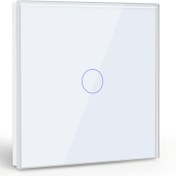 Resim Duvar Anahtarı, Beyaz/Siyah Seçenekler, Temperli Cam Malzeme, 16A 250V, Kolay Kurulum - Yatak Odası, Banyo, Oturma Odası İçin Uygun 
