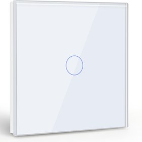Resim Duvar Anahtarı, Beyaz/Siyah Seçenekler, Temperli Cam Malzeme, 16A 250V, Kolay Kurulum - Yatak Odası, Banyo, Oturma Odası İçin Uygun 