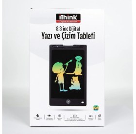 Resim 8.8 Inc Renkli Dijital Yazı ve Çizim Tableti Siyah Dt-80 