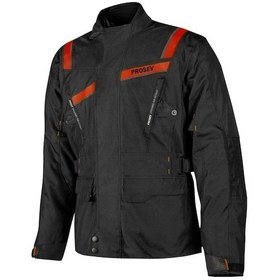 Resim Prosev 5217 Stelvio Kışlık Motosiklet Montu Kırmızı-siyah 