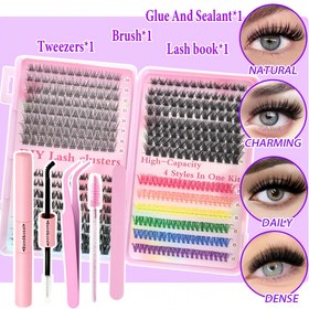 Resim 600 Adet D Kıvrım 30D 40D 50D 60D 80D 100D Takma Kirpik, Yapıştırıcı, Çubuk ve Fırça Seti - Doğal Uzatmalar Parti Sahne Festival Göz Makyajı İçin Karışık Dramatik ve Şık Tasarım Hafif Kolay Uygulanabilir Başlangıç İçin uygun, Kirpik Kümeleri, Küme Kirpikler, Kirpik Kümeleri, Kirpik Kümeleri, Kirpik Uzatma, Tek Tük Kirpikler, Yapay Kirpikler, Klasik Kirpik Demetleri, Klasik Kirpik Demetleri, Tek Tük Kirpikler, Kadınlar için kirpikler, Güzellik, Tek Tek Kirpikler, 