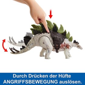Resim Jurassic World İz Sürücü Dinozor Figürleri Stegosaurus HLP23-HLP24 
