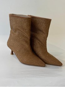 Resim selinnce LUXE kadın parlak taşlı çizme 