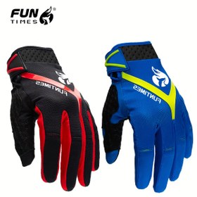 Resim Yeni outdoor spor evrensel bisiklet eldivenleri, şık ve çok yönlü bisiklet eldiven çifti 