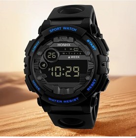 Resim Sunshine022 Gençler İçin Mavi Çok Fonksiyonlu Spor Saati - Kronograf Alarm Işıklı Takvim Diğer 