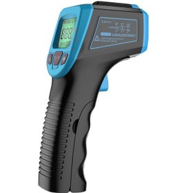 Resim Dianziye El Tipi Entegre Enstrüman: Gm320s Mavi Infrared Sıcaklık Ölçer, Lcd Ekranlı, -50 C'den 600 C'ye Doğru Hassas Ölçüm 