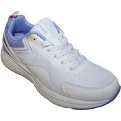 Resim Kinetix Kadın Beyaz Gri Runnıng Fileli Sneaker Spor Yürüyüş Ayakkabısı 001 
