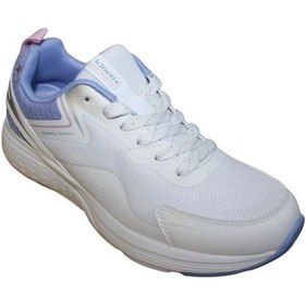 Resim Kinetix Kadın Beyaz Gri Runnıng Fileli Sneaker Spor Yürüyüş Ayakkabısı 001 