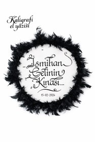 Resim LUNA ÇEYİZ HEDİYELİK Gelin Defi, Gelin Tefi, Kına Gecesi Tefi, Kına Gecesi Defi, Sünnet Defi, Sünnet Tefi, Def, Tef Siyah 