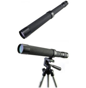 Resim Baigish Zt8-24x40 Rus Model Zoomlu ,deri Çantalı Tripot Bağlanan Tekli Dürbün Açık Sarı 