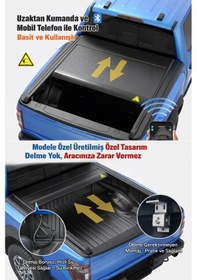 Resim Otokar Tuhland Foton V9 2025 + Elektrikli Sürgülü Bagaj Kapağı Rollbag Bagaj Kepengi 