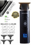 Resim Gold Kama Gold Tech Ultra Güçlü Saç Sakal Traş Makinesi 6500 Mrp Motor Hızı Gt-901 