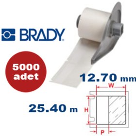 Resim Brady Bm71-17-427 Kendinden Laminasyonlu Vinil Etiket 
