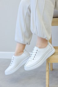 Resim Fast Step Hakiki Deri Kadın Casual Ayakkabı 583ZA402 