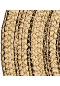 Resim Dekomatt Cortado Dekoratif Paspas Siyah Bej 