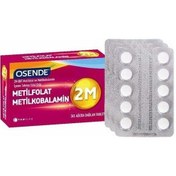 Resim Osende 2m Metilkobalamin B12+Metilfolat Folik Asit 30 Tablet 