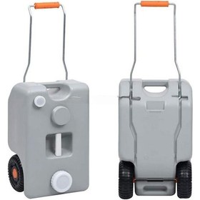 Resim Wsc Portatif Atık Su Deposu 25 Litre Tekerlekli 