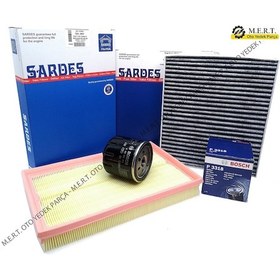 Resim Seat Toledo 1.6 Benzinli Filtre Bakım Seti 2001-2006 (Azd) 