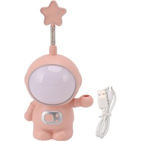 Resim Pembe Astronot Kalemtraş Lamba - Huiliang A 