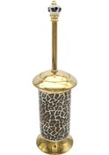 Resim Pure Leopar Pvd Gold Klozet Fırçalık Kmr-5410 