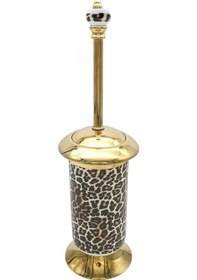Resim Pure Leopar Pvd Gold Klozet Fırçalık Kmr-5410 