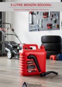 Resim HUNİPER 5 Litre Benzin Bidonu 