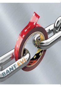 Resim 3m 4910f 40mmx2m Şeffaf Çift Taraflı Yüksek Montaj Bandı 