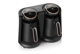 Resim Siyah Bakır Okka Mınıo Duo Türk Kahvesı MAKINESI-OK006 Arzum 