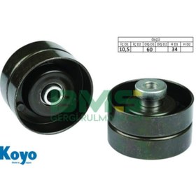 Resim BMS Peugeot Boxer V Kayış Gergi Rulmanı - 10x60x34 - 9400830289 - Vkm23244 - 532051610 - 532019610 