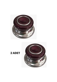 Resim 2 Adet Tüm Tencere Tava Kapaklarına Uygun Tepe Kulp 