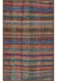 Resim Gerçek El Dokuma Anadolu Kilim Karışik Paspas 