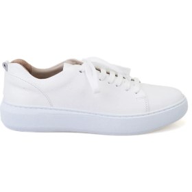 Resim Desa Kadın Beyaz Deri Spor Ayakkabı 